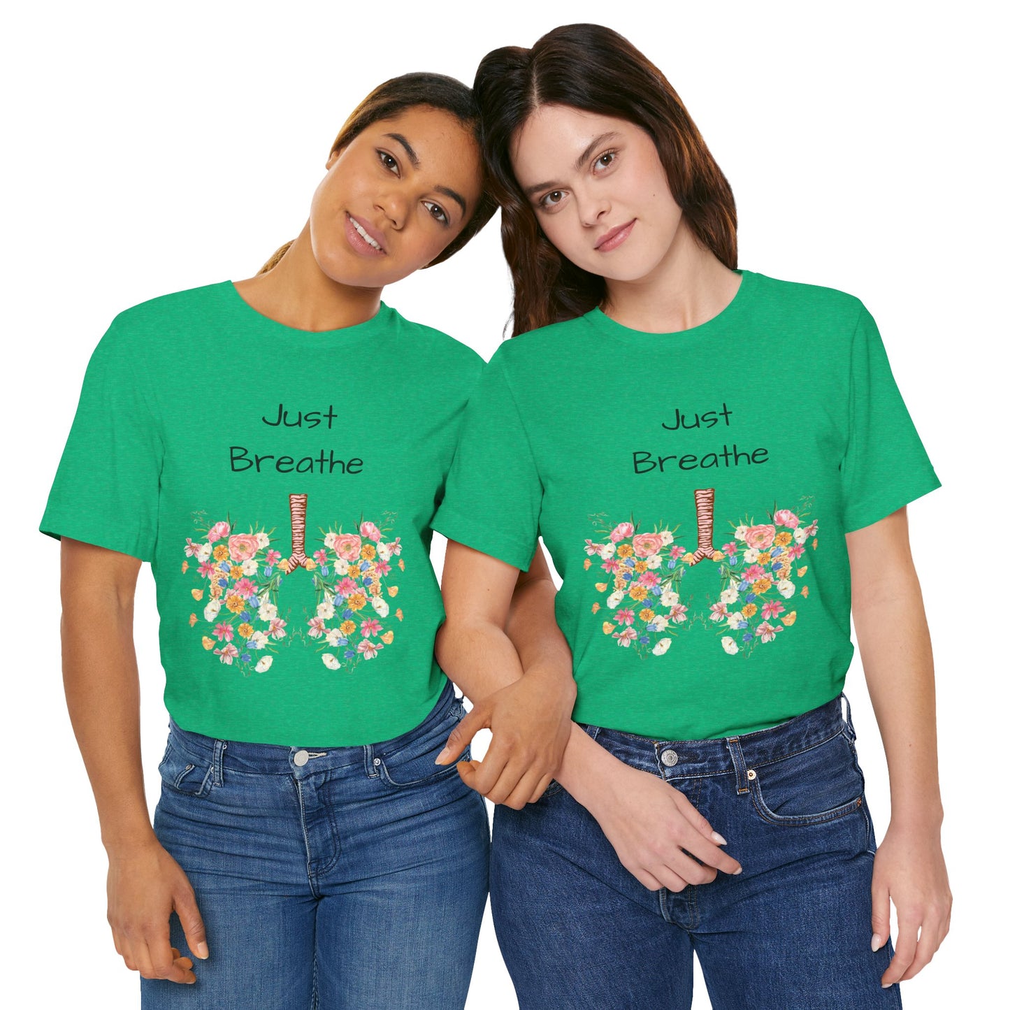 T-shirt - Just Breathe Graphic Tee