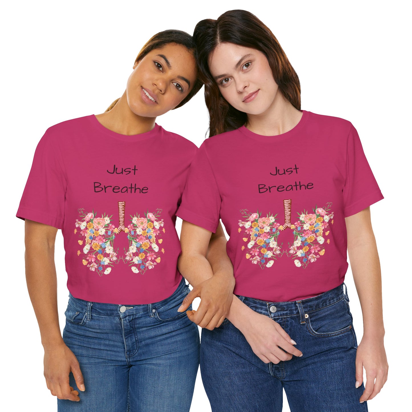 T-shirt - Just Breathe Graphic Tee