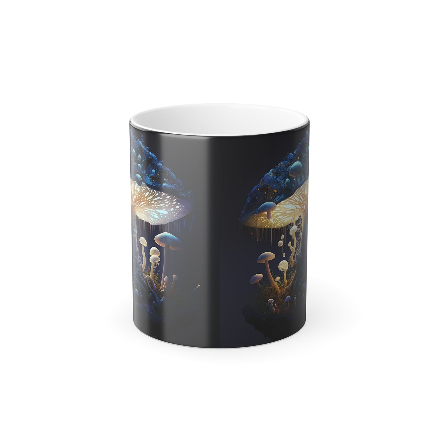 Mushroom mug cool, color changing trippy fungi fun mug