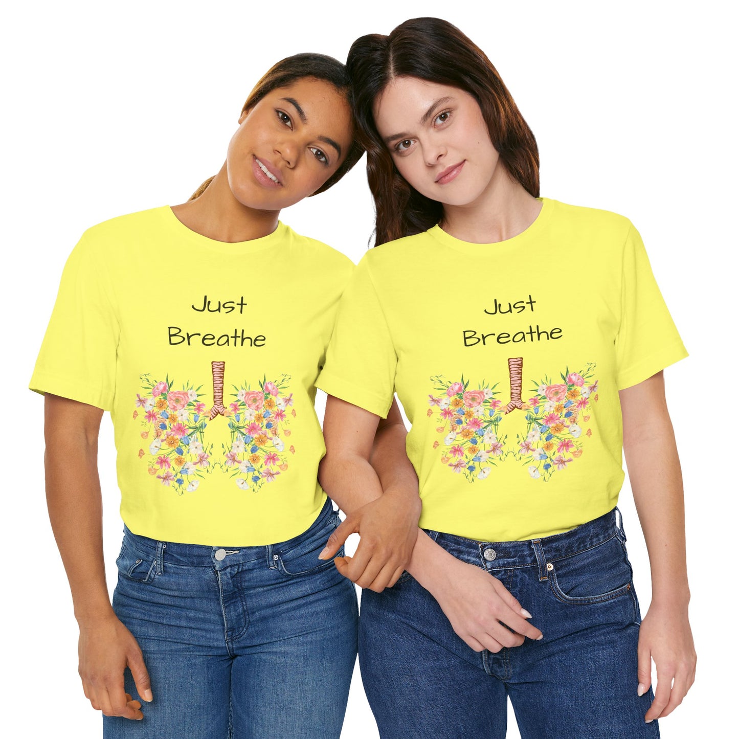 T-shirt - Just Breathe Graphic Tee