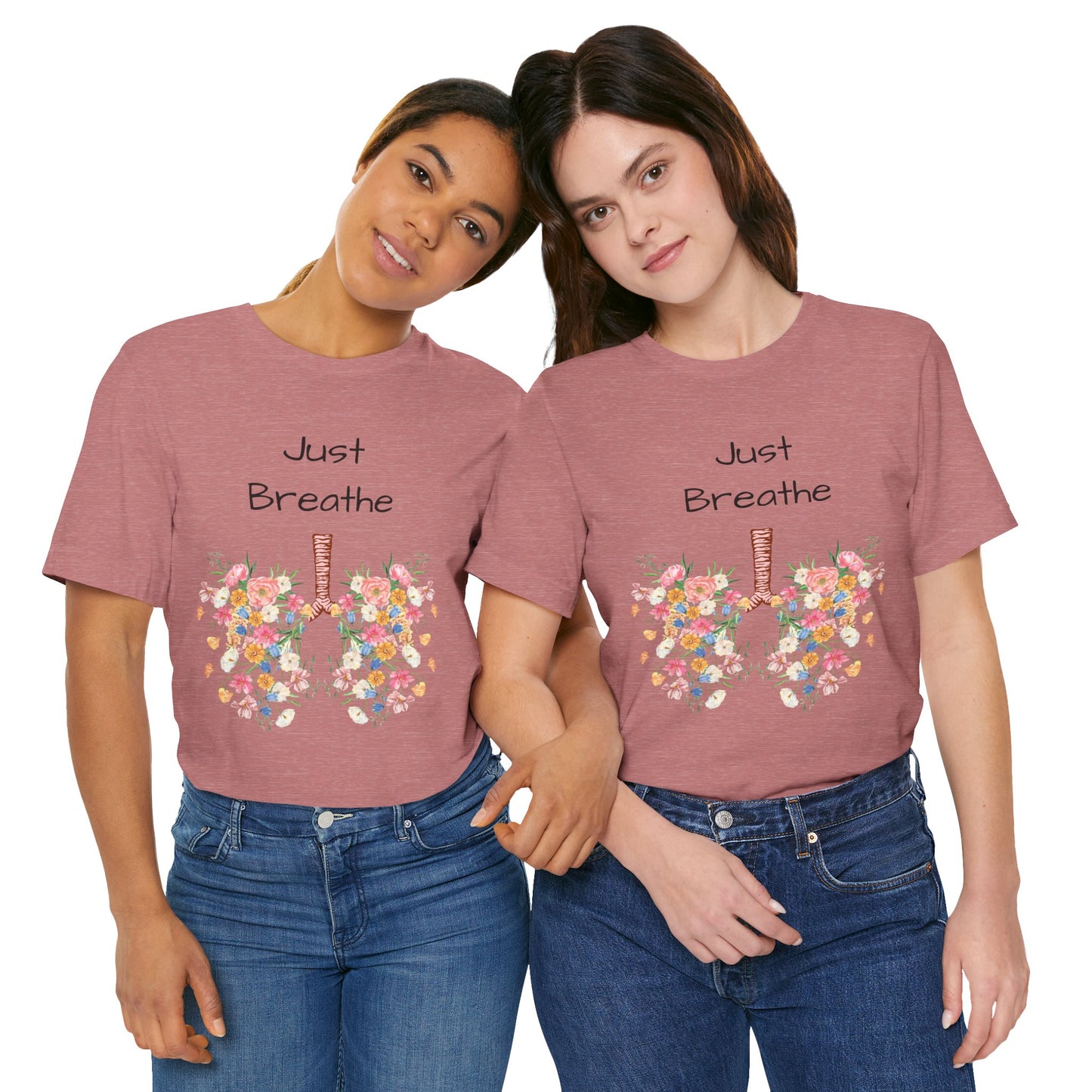 T-shirt - Just Breathe Graphic Tee